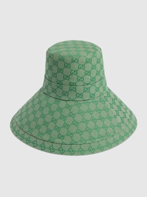 GUCCI GG canvas wide brim hat