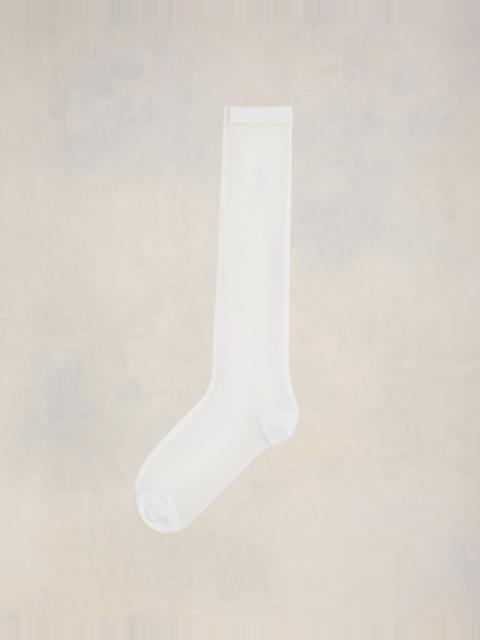AMI Paris SEE THROUGH AMI DE COEUR SOCKS