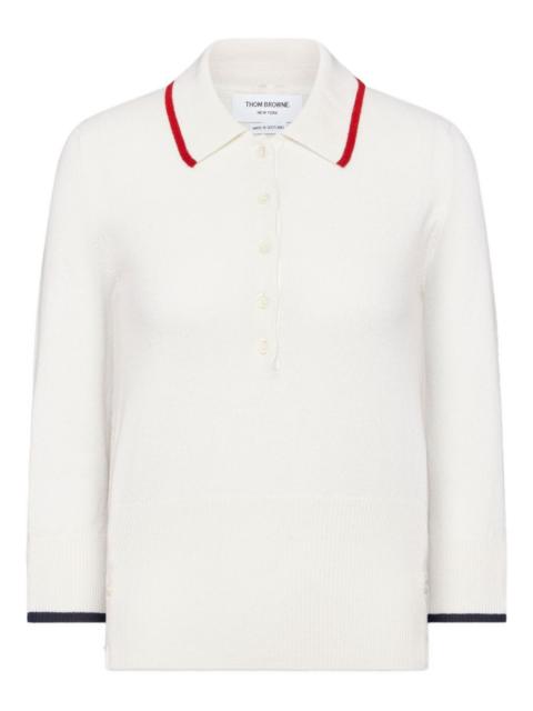 Thom Browne Browne 65 cashmere polo top