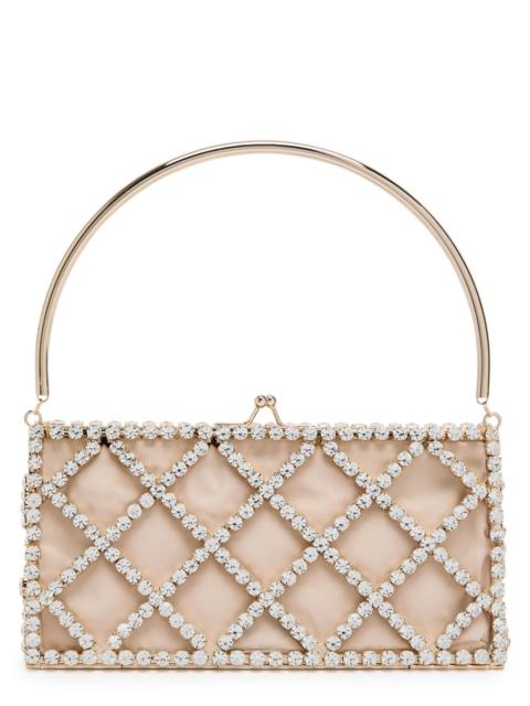 Rosantica Garofano Crystal-embellished Satin Shoulder bag