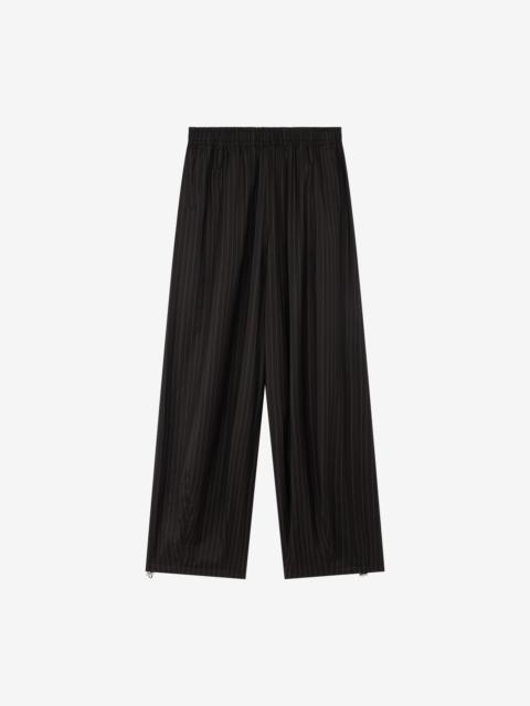 The Frankie Shop Oakdale Track Pants - Black/White Pinstripe