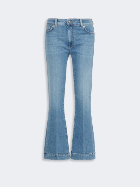 Sportmax ERE Low-rise new mini flare jeans - ULTRAMARINE