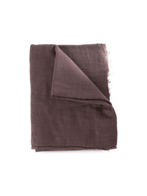 Rick Owens frayed-edge scarf