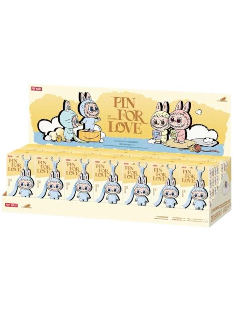POP MART Pop Mart Labubu The Monsters Pin for Love Series Vinyl Plush Pendant (A-M) Sealed Case (14 Blind Box