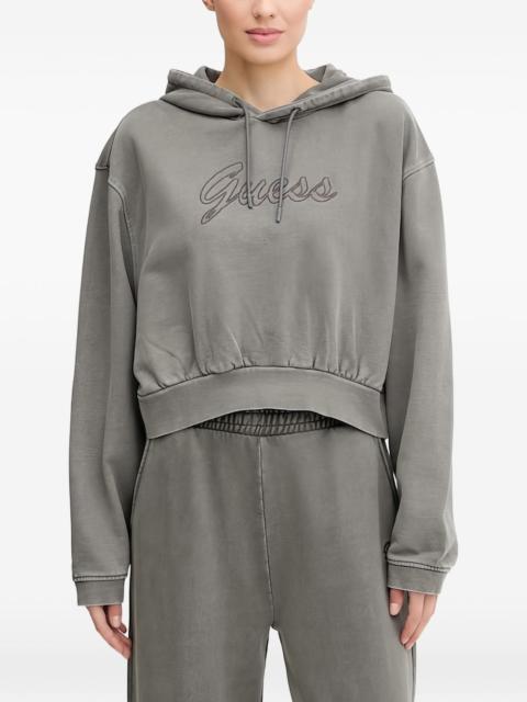 GUESS USA logo-detail hoodie