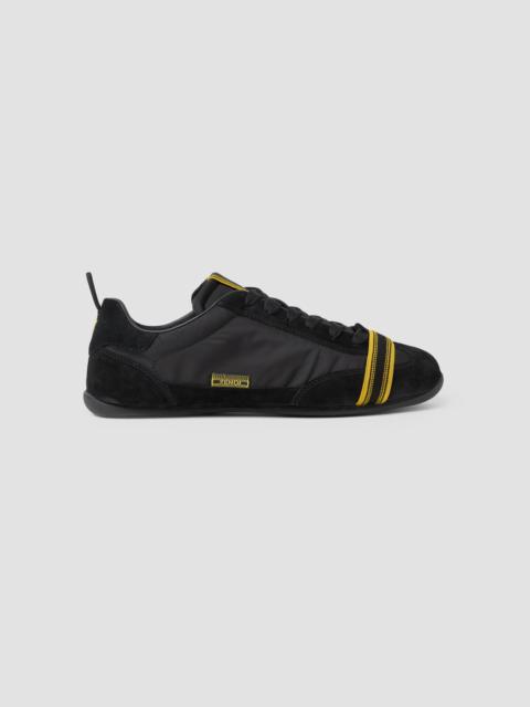 FENDI Men Wrap Suede & Textile Sneakers - Nero