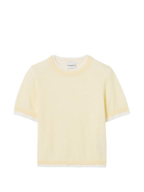 Claudie Pierlot contrast knit jumper
