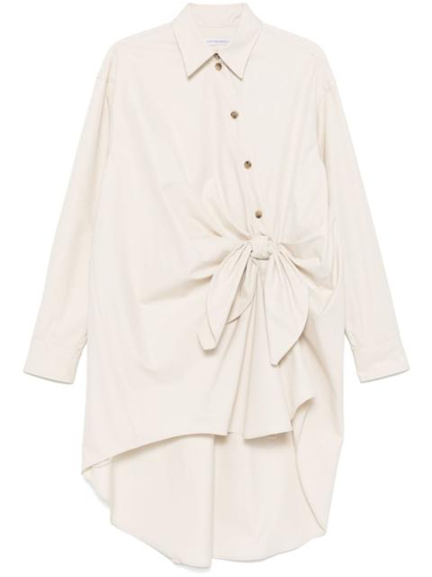 VIKTOR & ROLF knotted mini shirt dress