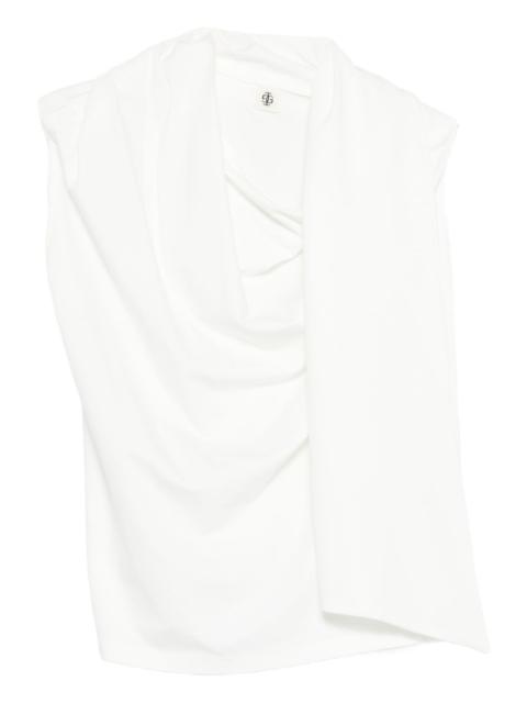 The Garment draped scarf blouse
