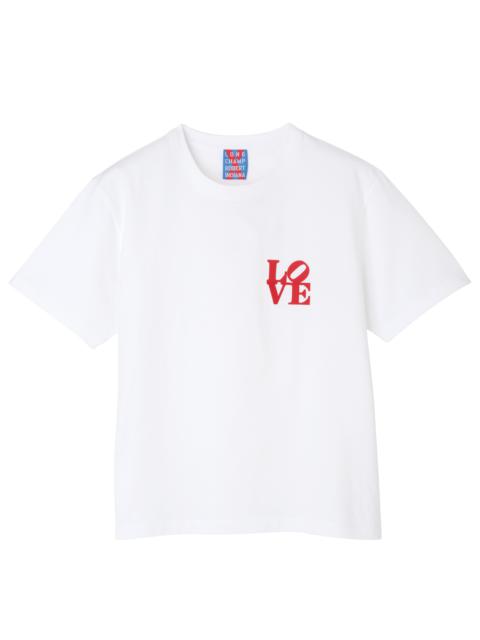 Longchamp x Robert Indiana T-shirt White - Knit