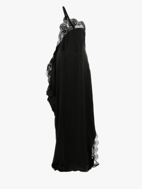 JW Anderson ONE SHOULDER ASYMMETRIC LACE SLIP DRESS