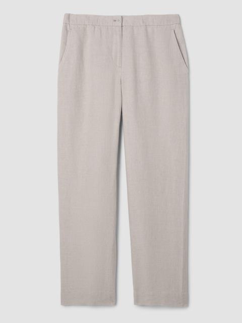 EILEEN FISHER Heavy Organic Linen Full-Length Straight Pant