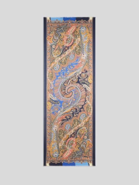 Etro CASHMERE AND SILK SCARF WITH PAISLEY PRINT