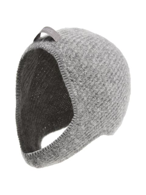 Jacquemus La Capuche Grosgrain Alpaca & Wool Blend Hood in Dark Grey at Nordstrom