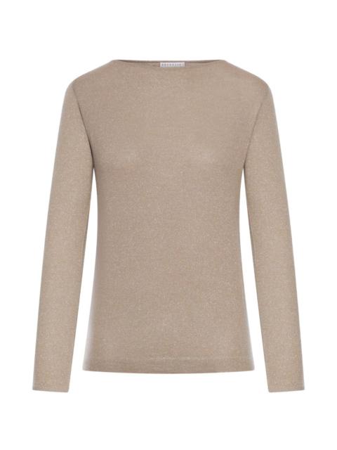 Brunello Cucinelli sparkling lightweight sweater