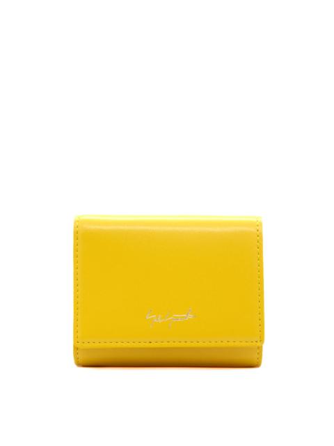 Yohji Yamamoto Tri-Fold Wallet in Yellow