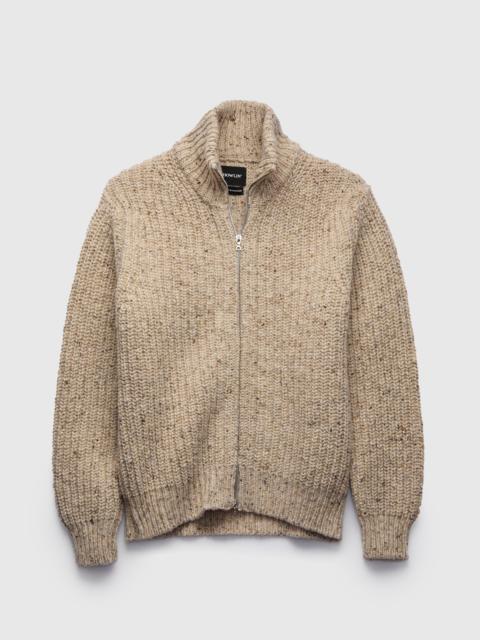 HOWLIN' "Loose Ends" Wool Knit Cardigan in Biscuit