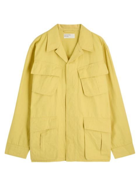Universal Works Universal Works Jungle Linen-blend Overshirt Jacket