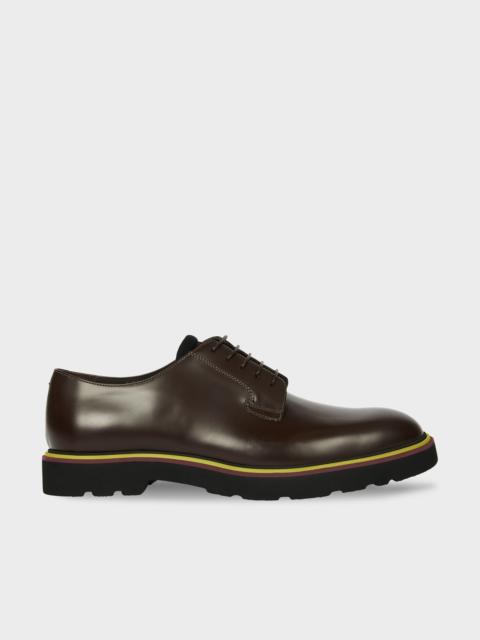 Paul Smith Dark Brown Leather 'Ras' Shoes