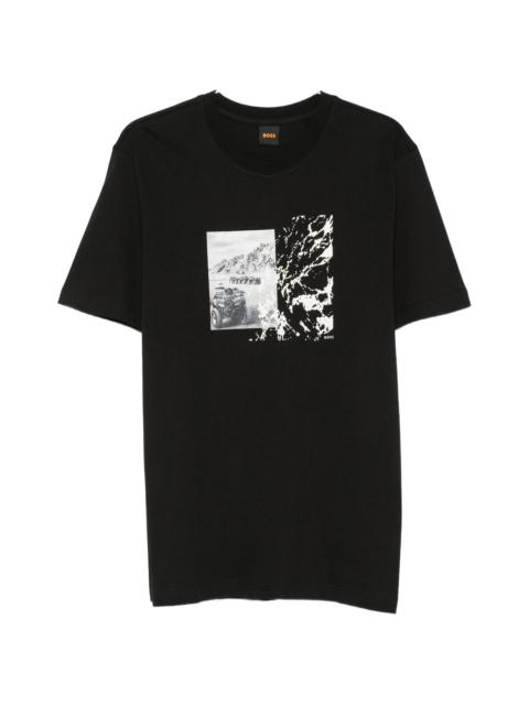 BOSS Boss Graphic-print Short-sleeve T-shirt