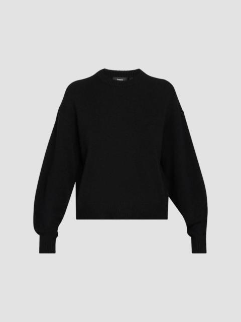 Theory Women's Cashmere Crewneck Sweater - Black