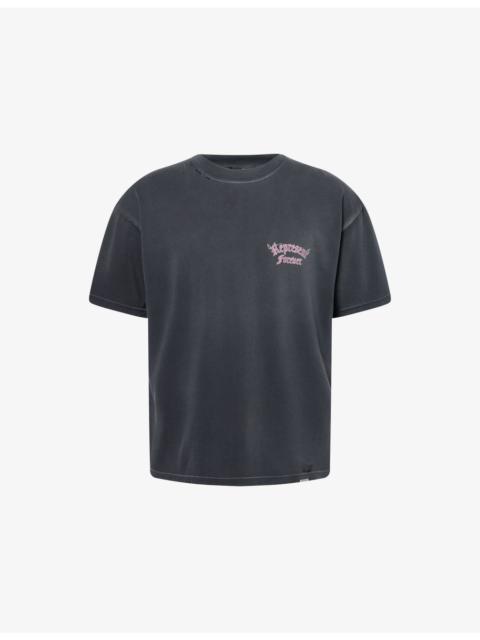 REPRESENT Duality Logo-Print Cotton-Jersey T-Shirt