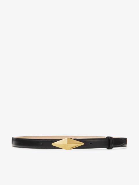 JIMMY CHOO Diamond Clasp Belt
Black Leather Clasp Belt