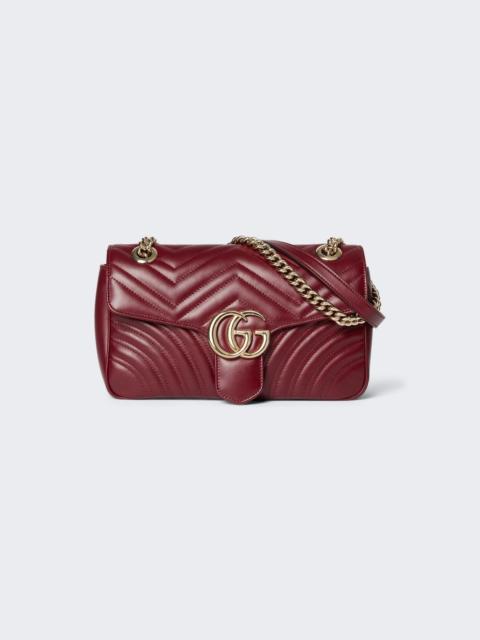 GUCCI Gg Marmont Small Shoulder Bag Rosso Ancora