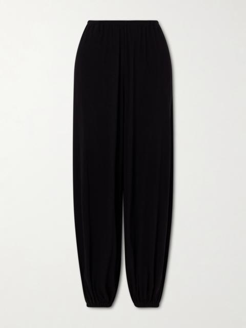 The Row Fiamma Cotton, Cashmere And Silk-blend Pants