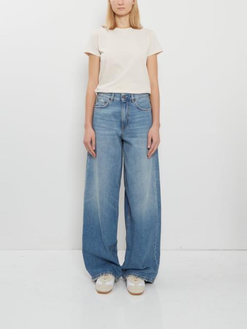 6397 Roomy Cotton Jean — Light Ash Blue