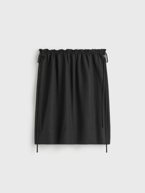 TOTEME Silk pj skirt black