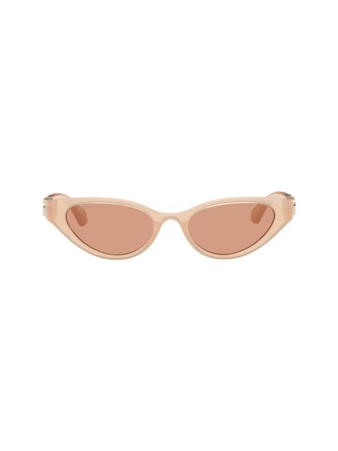 GUCCI Pink Emblem Cat Eye Sunglasses
