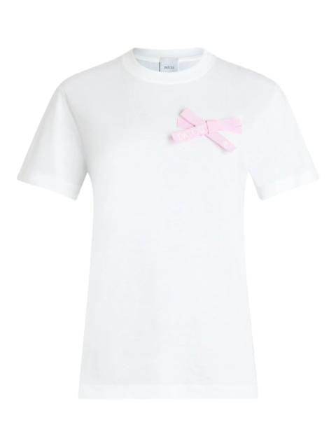 PATOU Patou Bow-embellished T-shirt