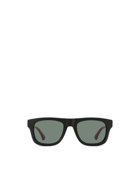 GUCCI web rectangular sunglasses