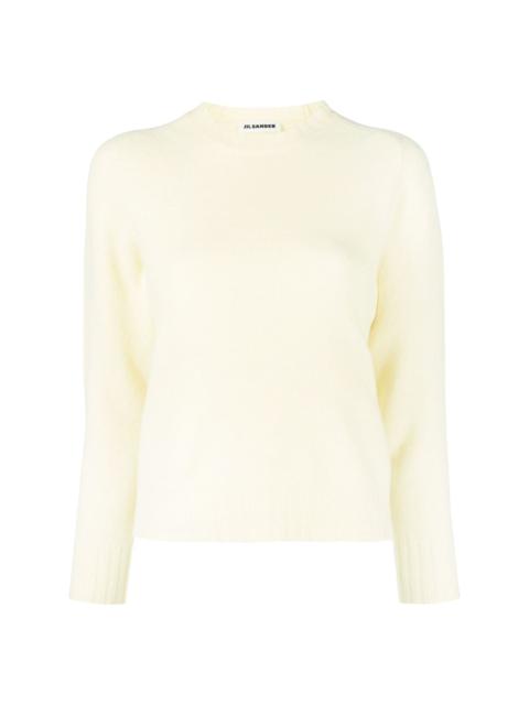 crew-neck wool jumper