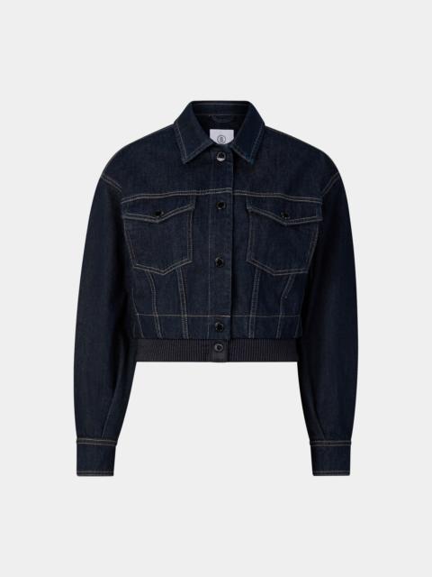BOGNER Panya denim jacket in Dark Denim Blue