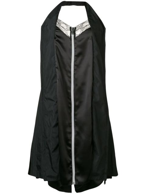 Maison Margiela zip front halter slip dress
