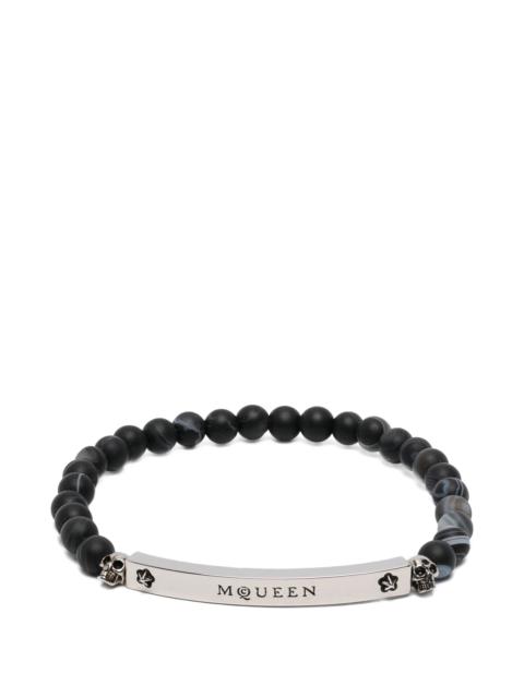 Alexander McQueen Alexander Mcqueen Skull-detail Beaded Bracelet