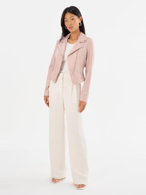LAMARQUE PASCALE | Fitted Faux Leather Jacket