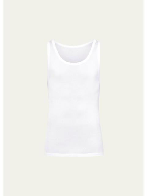 HANRO Cotton Pure Tank Top, White