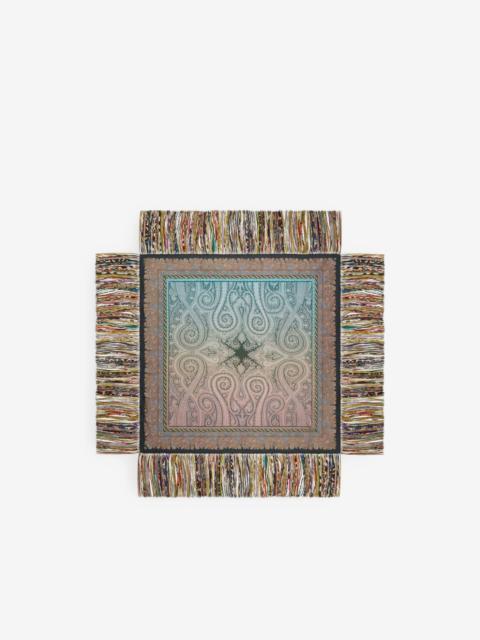 Pierre-Louis Mascia Aloeuw paisley-motif fringed scarf