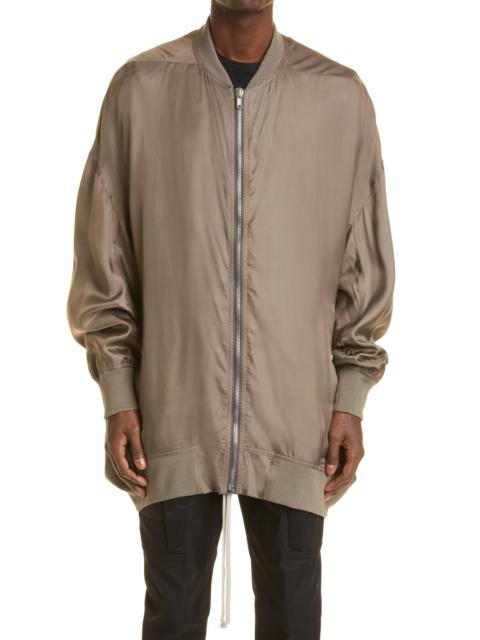 Rick Owens Jumbo Peter Flight Jacket in Dust at Nordstrom