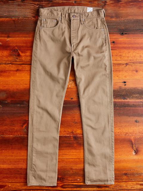 orSlow 107 Ivy Fit Cotton Pique Pants in Dusty Olive