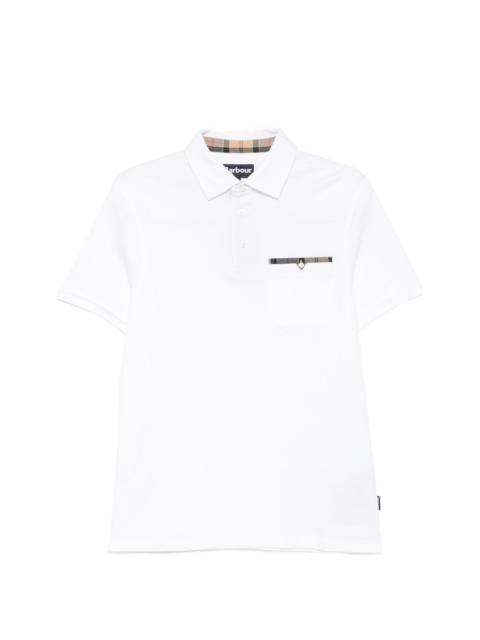 Barbour half-button polo shirt