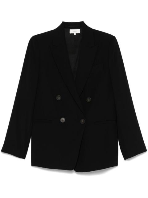 Vince crepe double-breasted blazer