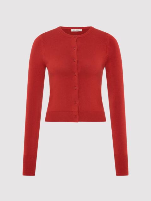 ST. AGNI Classic Cardigan - Rosso