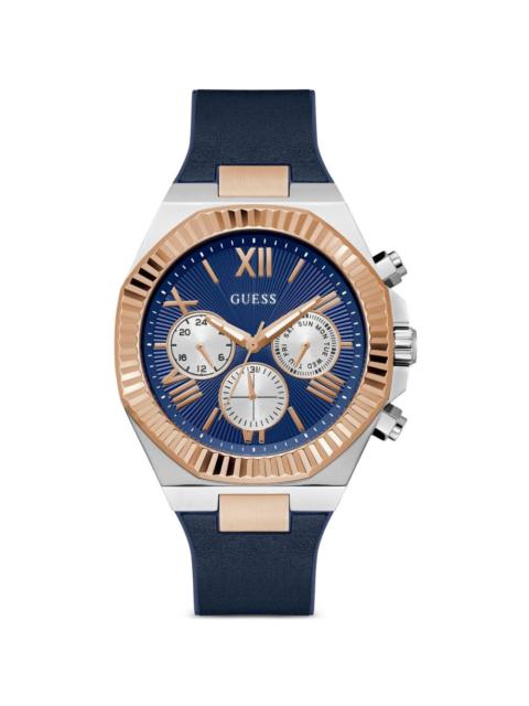 GUESS USA coin edge bezel 44mm watch