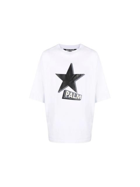 Palm Angels Palm Angels Rockstar Oversized T-Shirt White/Black