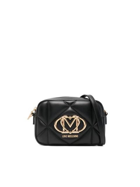 Moschino logo-lettering shoulder bag