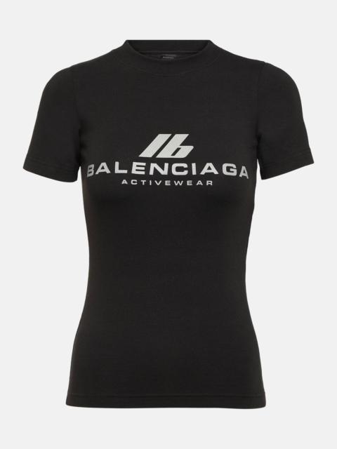 BALENCIAGA logo-print cotton T-shirt